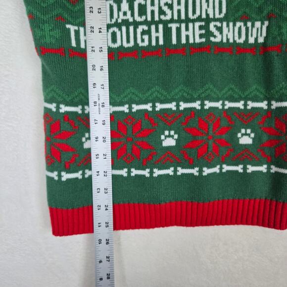 Dachshund Christmas Holiday Ugly Sweater Weiner Dog Cute Small 0723 - Picture 6 of 7
